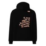 A BAD NIGHT OF POOL BEATS A GOOD DAY AT WORK - Unisex oversized hoodie