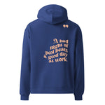 A BAD NIGHT OF POOL BEATS A GOOD DAY AT WORK - Unisex oversized hoodie