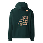 A BAD NIGHT OF POOL BEATS A GOOD DAY AT WORK - Unisex oversized hoodie