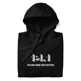 14.1 THE ONLY GAME THAT MATTERS - Embroidered Premium Unisex Hoodie