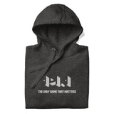 14.1 THE ONLY GAME THAT MATTERS - Embroidered Premium Unisex Hoodie