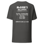 McGIRR'S BILLIARDS NYC VINTAGE TEE