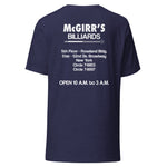 McGIRR'S BILLIARDS NYC VINTAGE TEE