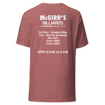 McGIRR'S BILLIARDS NYC VINTAGE TEE