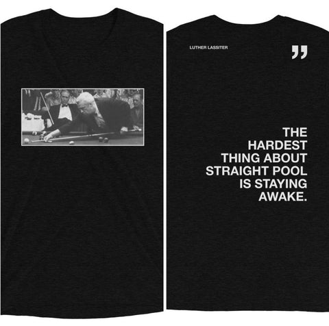 LL STRAIGHT POOL QUOTE TEE