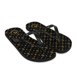 PL Golden Nr8 & Pool Cue Inlays Patterned - Flip-Flops