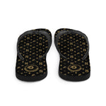 PL Golden Nr8 & Pool Cue Inlays Patterned - Flip-Flops