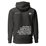 MF TUXEDO QUOTE - Embroidered Premium Unisex Hoodie