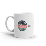 WORLDS 14.1 - White glossy mug