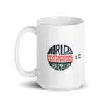 WORLDS 14.1 - White glossy mug